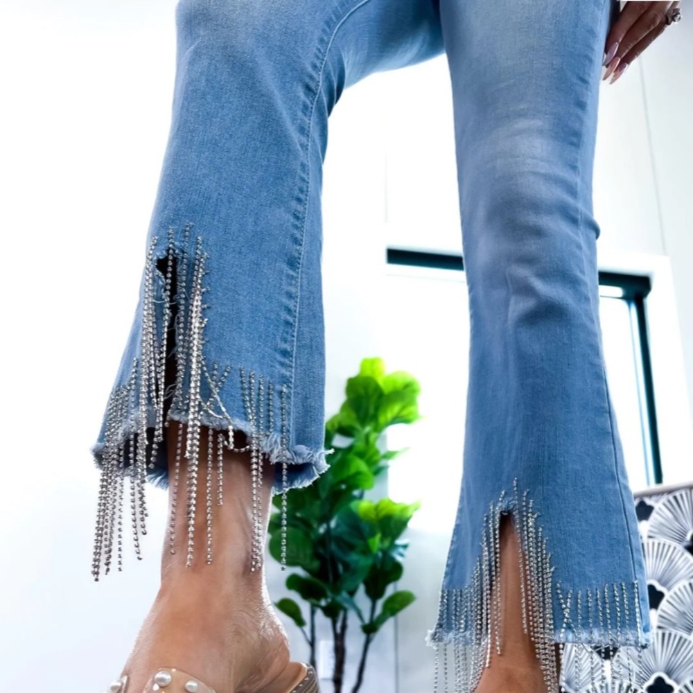 SOLD Flared Jeans With Details